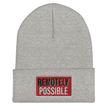 Load image into Gallery viewer, Remotely Possible Cuffed Beanie (multiple colors)