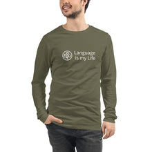 Load image into Gallery viewer, Language is my Life — Unisex Long Sleeve Shirt