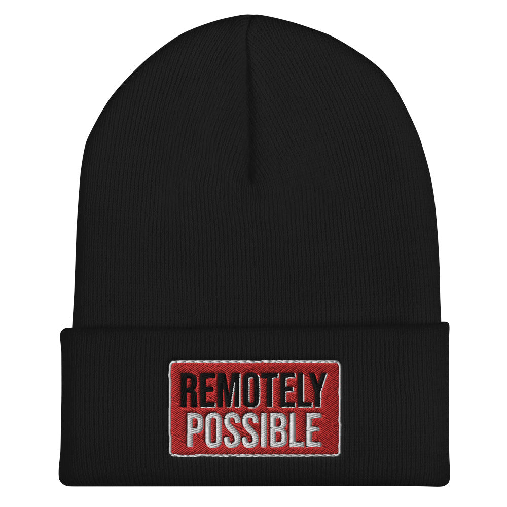 Remotely Possible Cuffed Beanie (multiple colors)