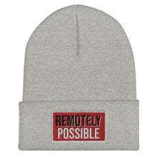 Load image into Gallery viewer, Remotely Possible Cuffed Beanie (multiple colors)
