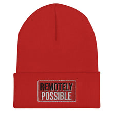 Load image into Gallery viewer, Remotely Possible Cuffed Beanie (multiple colors)
