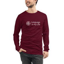 Load image into Gallery viewer, Language is my Life — Unisex Long Sleeve Shirt
